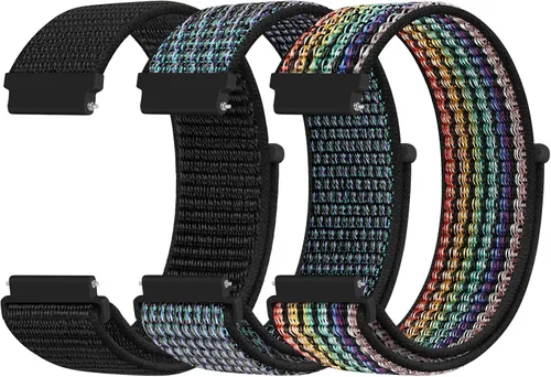 Miniatura 14 de Correa de reloj de nailon compatible con Samsung Galaxy Watch 7/6/5/4/FE 1.575 in 1.732 in/Watch 6 Classic 1.693 in 1.850 in/Watch 5 Pro 1.772