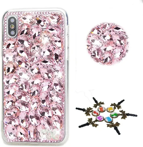 Miniatura 8 de Sparkle Case compatible con Samsung Galaxy Z Flip 2 5G - Elegante - Funda 3D hecha a mano con diamantes de imitación de diamantes de imitación
