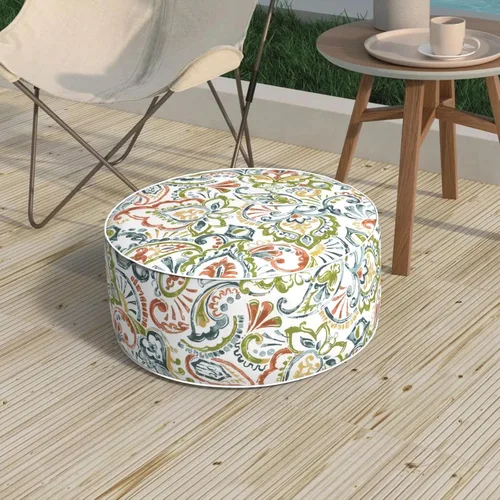 Miniatura 11 de Taburete inflable para exteriores de 31 pulgadas de diámetro x 14 pulgadas de alto, taburete portátil para todo tipo de clima, taburete de muebles
