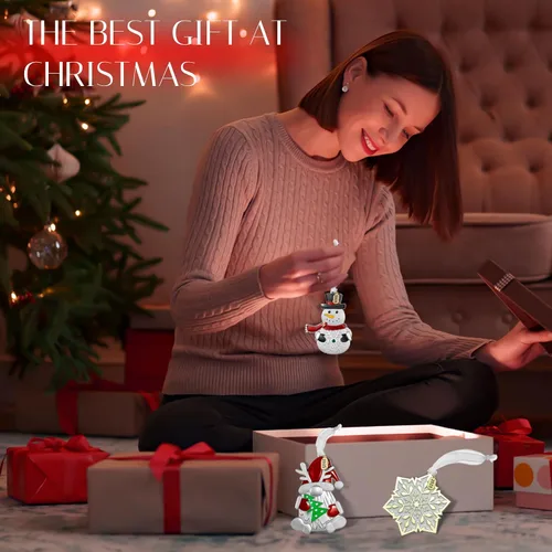 Miniatura 8 de Laraine Adornos para árbol de Navidad – Colgante decorativo colgante de árbol de coche, regalo de vacaciones, decoración del hogar