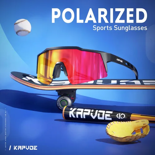 Miniatura 3 de KAPVOE Youth Polarized Sports Sunglasses Kids Baseball Softball Cycling Glasses UV400 Protection for Boys Girls Age 6-12