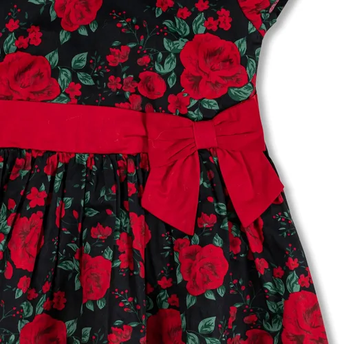 Miniatura 2 de Hope & Henry Vestido de manga corta con cuello Peter Pan para niñas