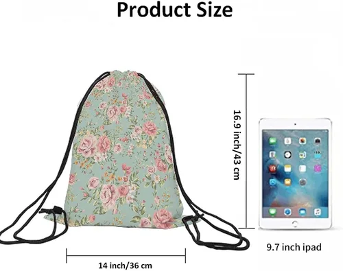 Miniatura 6 de Beabes No Drama Llama Cordón Bolsas Mochila Bolsa Gimnasio Saco Bolsa con Cordón, Multi-a36, Mochilas de viaje
