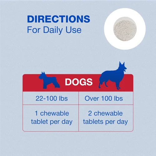 Miniatura 6 de Nutramax Laboratories Suplemento Cobalequin B12 para perros medianos a grandes, 45 tabletas masticables, pollo hidrolizado, 2.08 onzas