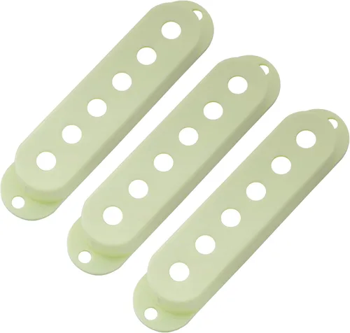Miniatura 8 de Musiclily Juego de 3 cubiertas de plástico para pastillas de guitarra profesional para Estados Unidos/México, color blanco