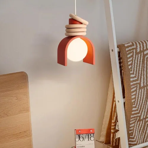 Miniatura 3 de Lámpara colgante de cristal japonesa Wabi Sabi para sala de estar, lámpara colgante de alambre, moderna, nórdica, blanca, para isla de cocina