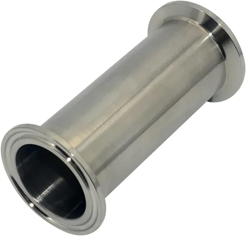 Miniatura 2 de Tubería redonda inconsútil del acero inoxidable 316, tubo OD 1.5 ", longitud de 4"/102MM, carrete sanitario del trío del trébol de 1.5