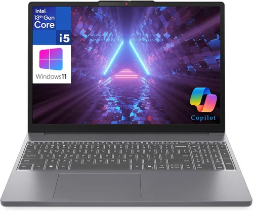 Lenovo IdeaPad 3 - Computadora portátil para estudiantes | Intel i5-13420H | 16 GB DDR5, 256 GB SSD | Office 365 | Pantalla antirreflejos FHD de 15