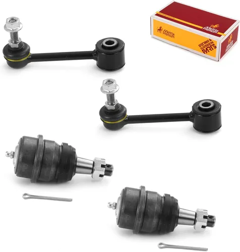 Miniatura 221 de Metrix Premium Chassis Parts - Juego de 4 piezas de articulación de rótula superior y barra estabilizadora delantera para Ford Ranger RWD 1998-2011
