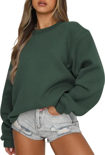 Miniatura 21 de EFAN Sudaderas de gran tamaño con cuello redondo Y2K para mujer, sudaderas con capucha para otoño, moda 2025, ropa para adolescentes y niñas, lindo