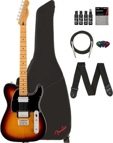 Miniatura 12 de Fender Player II Modified Telecaster - Paquete de ráfaga de 3 tonos con estuche, correa, cable, juego de púas de 3 piezas y kit de limpieza