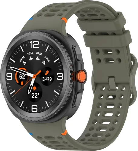 Miniatura 4 de Paquete de 3 correas compatibles con Samsung Galaxy Watch 8 Classic de 1.811 pulgadas, Watch 8 de 1.575 pulgadas/1.732 pulgadas, correa deportiva