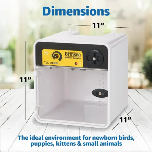 Miniatura 8 de Brinsea TLC-30 Advance Incubadora portátil para cachorros, gatitos, pequeños mamíferos con calefacción y control de temperatura, incubadora