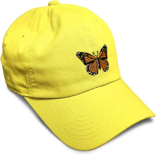 Miniatura 48 de Gorra de béisbol suave con diseño de mariposa monarca, con insectos, bordado de mariposa, de algodón, para hombres y mujeres