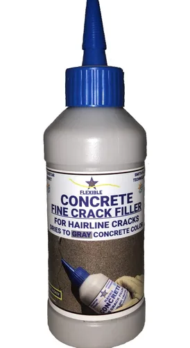 Bluestar FLEXIBLE - Llenador de grietas de línea capilar flexible, gris, 16 onzas líquidas, reparación de concreto para entradas y patios