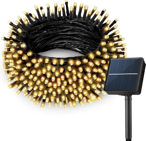 Miniatura 8 de Luces de Cadena Solares Luces de Navidad Solares 200 LED 72 Pies 8 Modos Luces de Cadena para Exteriores Impermeables para Jardín Fiesta Patio Hogar