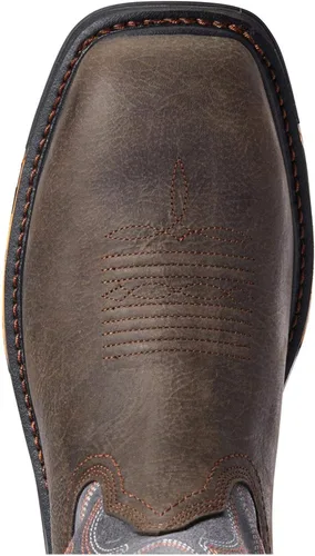 Miniatura 4 de ARIAT Big Rig H20 - Botas de trabajo con punta compuesta para hombre marrón oscuromarrón desgastado Café de hierro