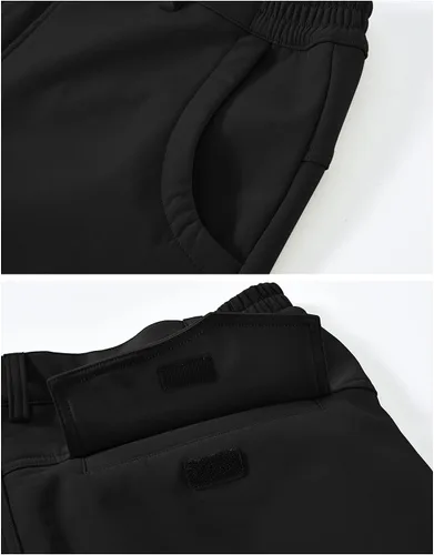 Miniatura 4 de BGOWATU Men's Cargo Hiking Pants Fleece Lined Waterproof Windproof Snow Ski Insulated Pant with 6 Pockets