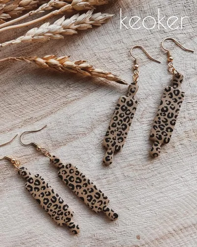 Miniatura 6 de KEOKER Plantillas de serigrafía para arcilla polimérica, kit de impresión de serigrafía reutilizable de 3 piezas para imprimir en arcilla y otras
