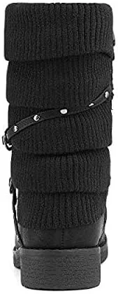 Miniatura 4 de DREAM PAIRS - Botas para nieve de media caña para mujer