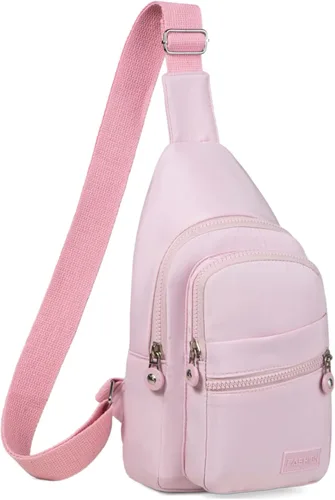Miniatura 8 de Banelu Mochila Pequeño Bolso Bandolera para Mujeres de Moda, Bolso Pequeño de Cadera de Cruz Mochila de Senderismo de Viaje