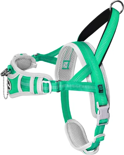 Miniatura 20 de ADVENTUREMORE Arnés para perros grandes, antitirones, arnés deportivo para perro, reflectante, transpirable, chaleco para perro, a prueba de Al
