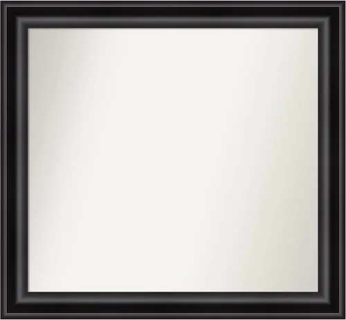 Miniatura 44 de Amanti Art Espejo personalizado, espejo de baño negro puente, espejo de pared o espejo de tocador de baño sobre el fregadero (26 x 26 pulgadas)