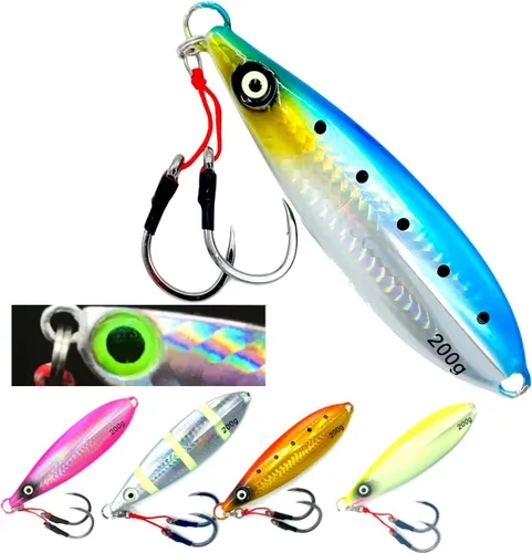 BWH - Señuelos de pesca de paso lento y mariposas, plantillas de diamante, plantillas de pesca de agua salada, plantilla de hierro, plantillas