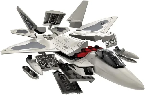 Miniatura 10 de Airfix Quickbuild Messerschmitt 109 - Kit de construcción de modelo de plástico de avión en ladrillo J6001