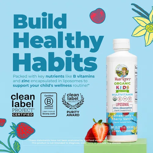 Miniatura 2 de Multivitamínico para niños Multivitamínico sin azúcar Vitaminas líquidas para niños Suplemento de apoyo inmunológico Salud cognitiva