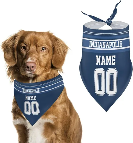 Miniatura 10 de Arizona - Bandana de fútbol para perro, diseño personalizado, número de nombre, regalos para gatos