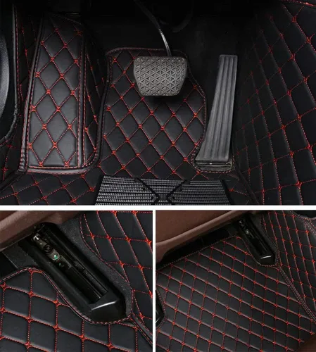 Miniatura 3 de Personaliza los tapetes de cuero de lujo de protección para todo tipo de clima para el 99 % de los automóviles, SUV y camiones según el modelo Beige