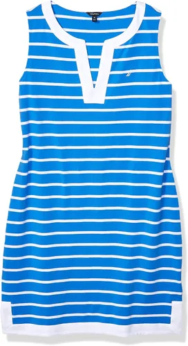 Miniatura 8 de Nautica Vestido polo de algodón elástico sin mangas con cuello en V para mujer