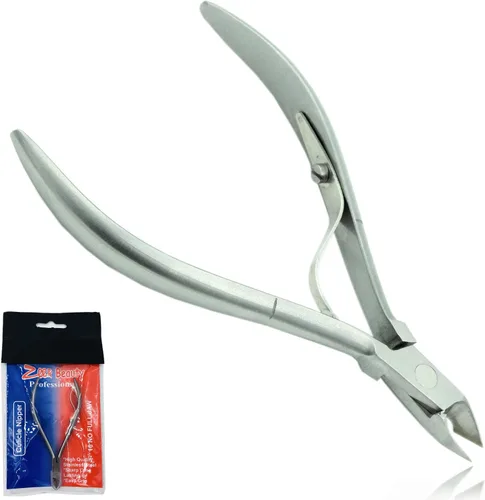 Cortador de cutículas de 3/4 mandíbula extremadamente afilado, tijeras de acero inoxidable cobalto, cortador de cortador, removedor de pedicura,