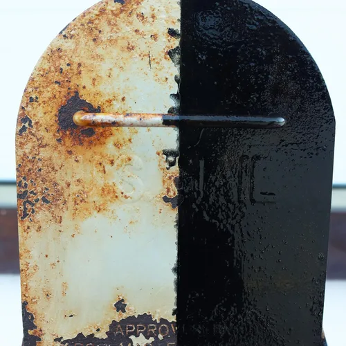 Miniatura 6 de AGS RUST SOLUTIONS Pintura en aerosol antióxido, 14 onzas, acabado negro mate duradero, segura para todas las superficies, elimina el óxido