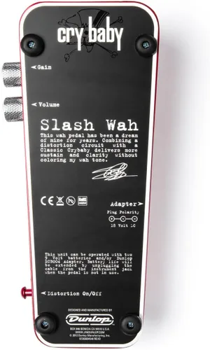 Miniatura 6 de DUNLOP SW95 Cry Baby Slash Signature Wah Wah - Pedal de efectos de guitarra con paquete de selección de muestra DUNLOP, Dunlop DEN1046 cuerdas