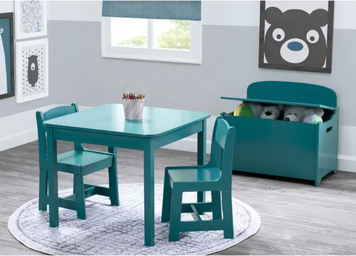 Miniatura 7 de Delta Children - MySize - Juego de mesa y 2 sillas de madera para niños, ideal para artes y manualidades, meriendas, educación en casa, tareas