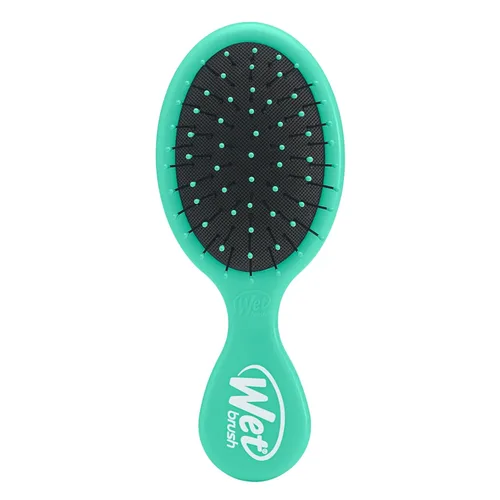 Wet Brush - Cepillo desenredante Squirt, exclusivo de Amazon color aguamarina, mini desenredante, cerdas IntelliFlex ultrasuaves sin enredos, Amazon
