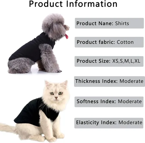 Miniatura 5 de Camisas para perros, ropa para cachorros para perros pequeños, camisetas para mascotas, ropa de chaleco para perros, cómodas camisas de verano, ropa