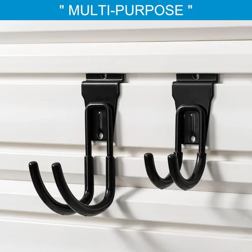 Miniatura 6 de Ganchos para colgar en la pared de listones, accesorios de Slatwall, surtido de ganchos de pared de listones, ganchos y ganchos resistentes