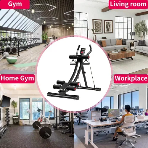 Miniatura 4 de Fitlaya Fitness Entrenadores de núcleo y abdominales Máquina de entrenamiento AB Gimnasio en casa Entrenamiento de fuerza Ab Cruncher Equipo