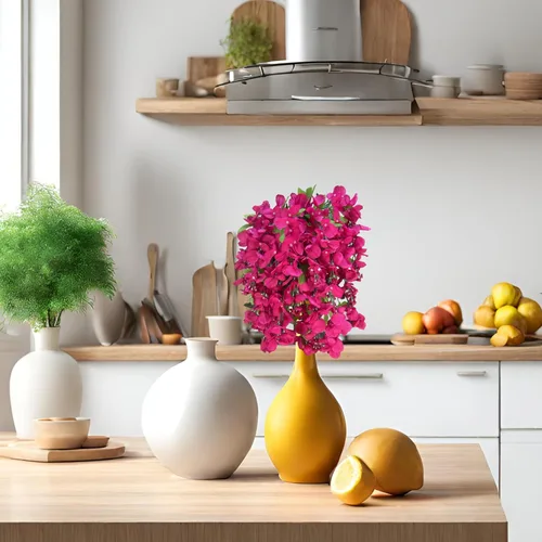 Miniatura 6 de Flores de glicina artificial para mata colgante larga, 15 tallos, para decoración y arreglo del hogar, boda, restaurante y oficina Belleza
