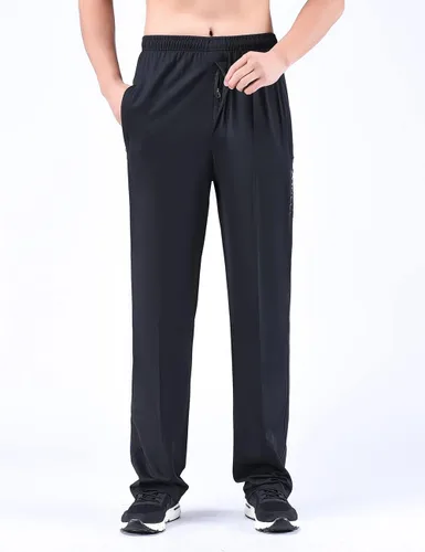 Miniatura 4 de Zoulee Nuevos pantalones deportivos con cremallera frontal para hombre