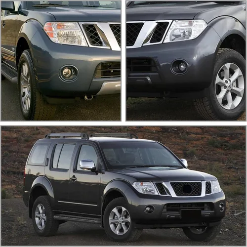 Miniatura 5 de Cubiertas de luces antiniebla para Nissan Frontier 2005-2009, Nissan Pathfinder 2005-2012 (con parachoques pintado) OEM antiniebla de repuesto