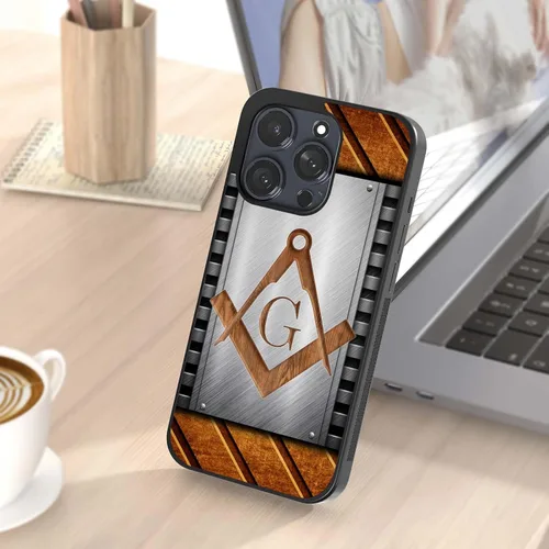 Miniatura 5 de Regalos masónicos para hombres, fundas de teléfono para hombres, decoración de masones para iPhone 8 11 12 13 14 15 16 Pro Max Plus Mini Xr Xs SE