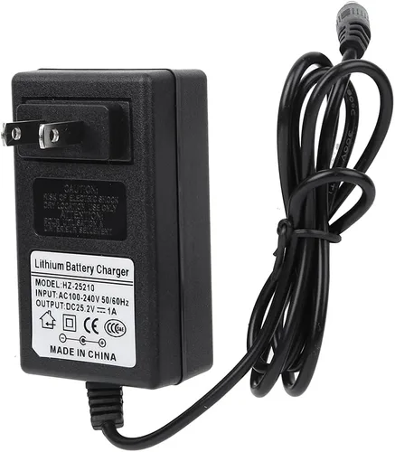 Miniatura 7 de Adaptador de pistola de masaje AC DC 100 a 240V Pistola muscular Cargador Adaptador Cable de alimentación (25.2 V)