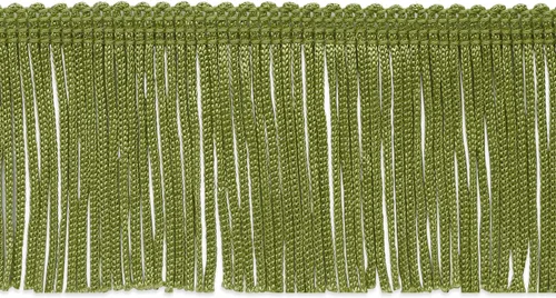 Miniatura 45 de Trims By The Yard Borde de flecos de cadena de 2 pulgadas, borde decorativo de flecos de poliéster, flecos versátiles para disfraces, uniformes