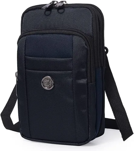 Miniatura 8 de Senient Wolf impermeable de nailon multifuncional teléfono Crossbody cintura cartera viaje pasaporte bolsa