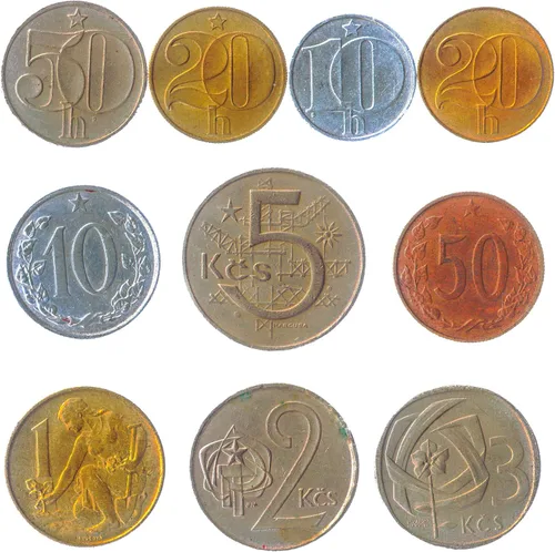 Miniatura 33 de Malta 10 Monedas Mixtas Moneda Maltesa Mils Céntimos Desde 1972