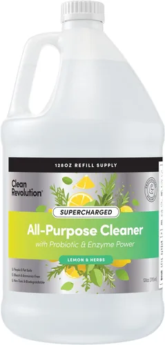 Miniatura 36 de Clean Revolution Suministro de repuesto para limpiador de superficies múltiples, no tóxico, ecológico y a base de plantas, listo para usar, lavanda